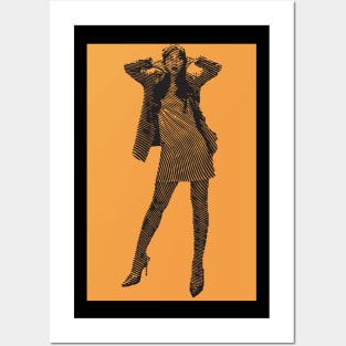 Stylish Girl Posters and Art